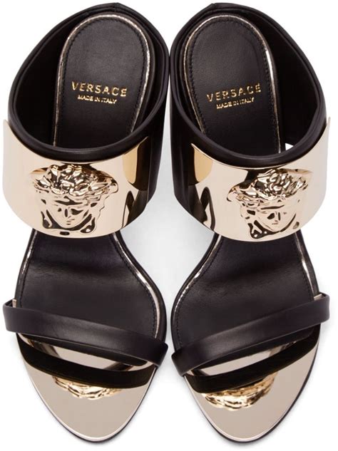 versace medusa western|Versace Medusa detail round heels.